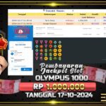 BUKTI JACKPOT SLOT GATES OF OLYMPUS 1000 TERPERCAYA DI INDONESIA TGL 17-10-2024