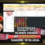 BUKTI JACKPOT SLOT 15.000X MANIA TERPERCAYA DI INDONESIA TGL 15-10-2024