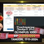 BUKTI JACKPOT SLOT GATES OF OLYMPUS 1000 TERPERCAYA DI INDONESIA TGL 11-11-2024