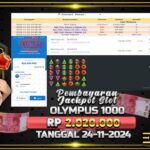 BUKTI JACKPOT SLOT GATES OF OLYMPUS 1000 TERPERCAYA DI INDONESIA TGL 24-11-2024